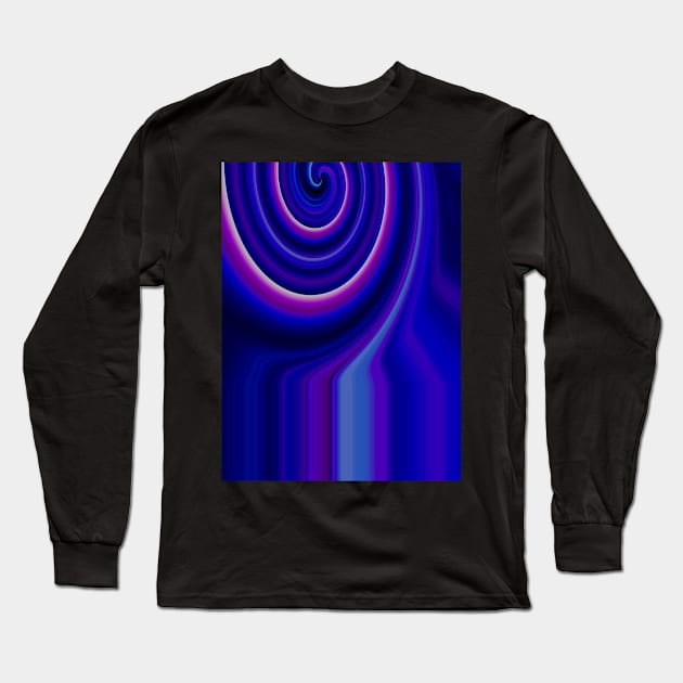 Big spiral in luminescent color Long Sleeve T-Shirt by Uniquepixx